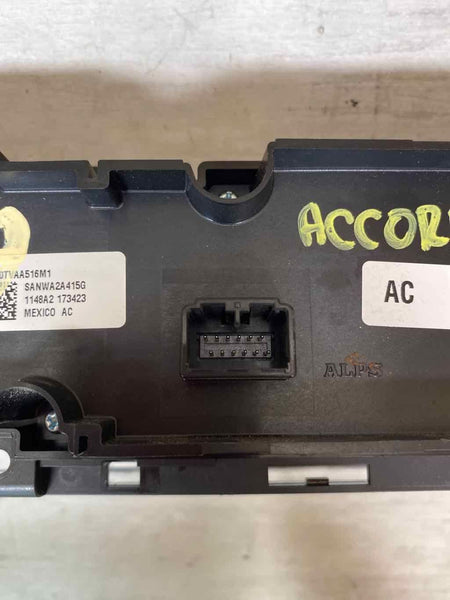 18 20 HONDA ACCORD HVAC AV HEATER CONTROL PANEL ASSY OEM 796100TVAA51