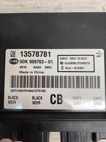 Módulo de control de bloqueo antirrobo para Chevy Cruze 2013, OEM 13578781 