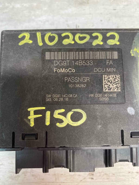 2015 2016 FORD F150 FRONT RIGHT DOOR CONTROL MODULE ASSY OEM DG9T14B533FA