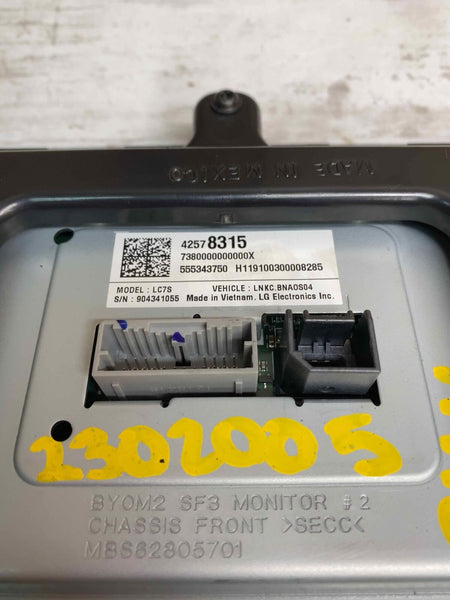 2018 2019 CHEVY SILVERADO RADIO AM FM DISPLAY SCREEN & TRIM ASSY OEM 42578315