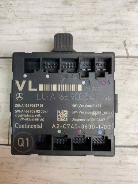 14 15 MERCEDES CLA250 FRONT LEFT DOOR CONTROL MODULE OEM 1669005411