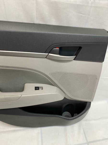 2017 2018 HYUNDAI ELANTRA REAR DRIVER SIDE DOOR TRIM PANEL GRAY 83305F3020UTH