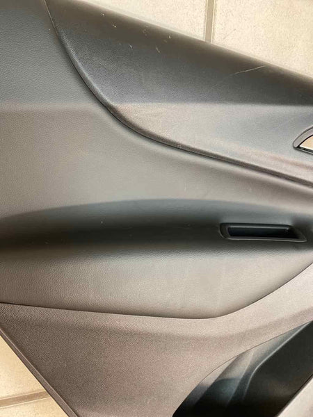 18 22 CHEVY EQUINOX LT REAR LEFT INNER DOOR TRIM PANEL OEM BLACK 84441382