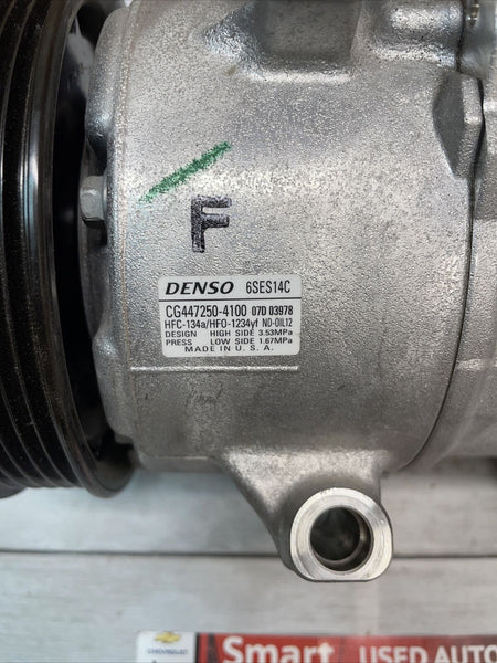 2020 2021 TOYOTA COROLLA LE 1.8L AC COMPRESSOR ASSY OEM 4472504100