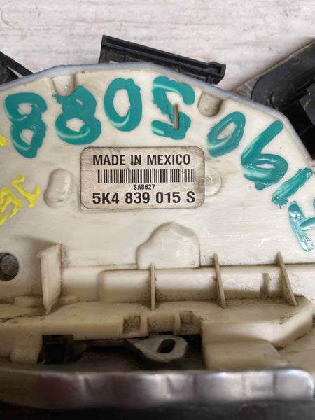 11 18 VOLKSWAGEN JETTA SEDAN REAR LEFT DOOR LATCH OEM 5K4839015S LH