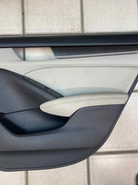 2018 HONDA ACCORD REAR RIGHT INNER DOOR TRIM PANEL OEM GRAY 83700TVAA12ZB