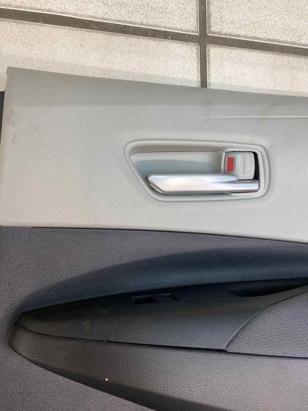 Toyota Corolla door panel trim 20 22 rear right side gray assy OEM 6763012M90C8