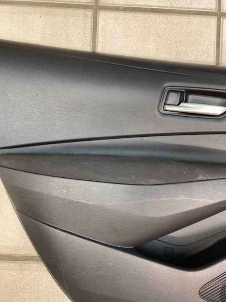 2020 TOYOTA COROLLA REAR LEFT INNER DOOR TRIM PANEL OEM BLACK 6764002W80C9