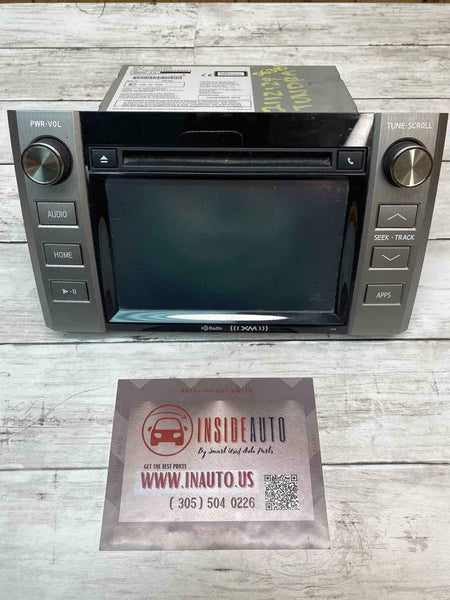 2014 2015 TOYOTA TUNDRA RÁDIO TELA DE EXIBIÇÃO E RECEPTOR 861400C040 57070 na face rdo