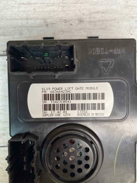 Módulo de control de potencia del portón trasero eléctrico para Jeep Cherokee 2019-2020 OEM 68366423AC