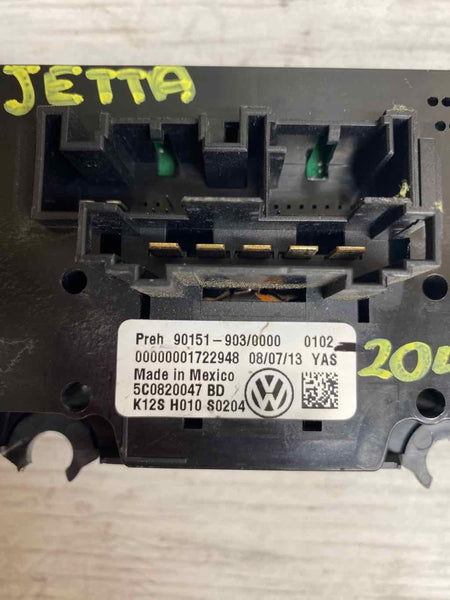 Volkswagen Jetta controle de clima 2011 2014 ac hvac aquecedor painel OEM 5C0820047BD