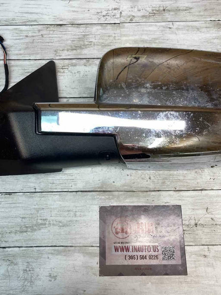 2013 2020 DODGE RAM DOOR MIRROR DRIVER SIDE HAS A CHROME COVER REMOVABLE 68147863AR