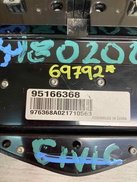 13 16 CHEVY CRUZE RADIO DISPLAY CONTROL PANEL ASSY OEM 95166368