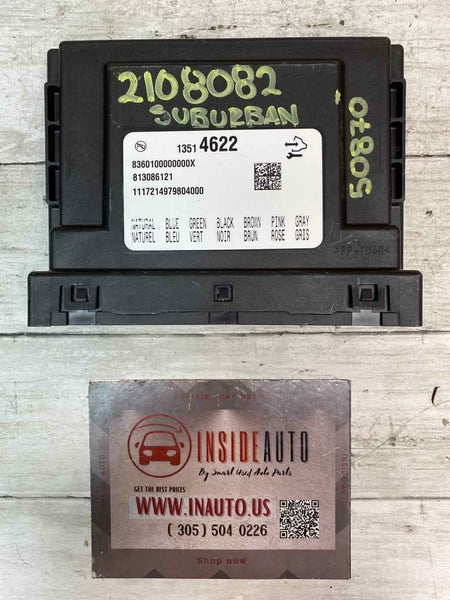 2017 GMC SUBURBAN BODY CONTROL MODULE BCM OEM 13514622