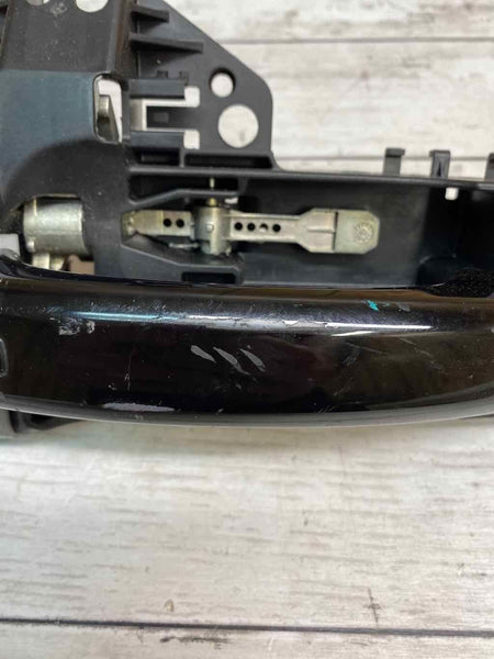 09 17 AUDI Q5 FRONT LEFT OUTSIDE DOOR HANDLE LH BLACK OEM 8T0837205AGRU