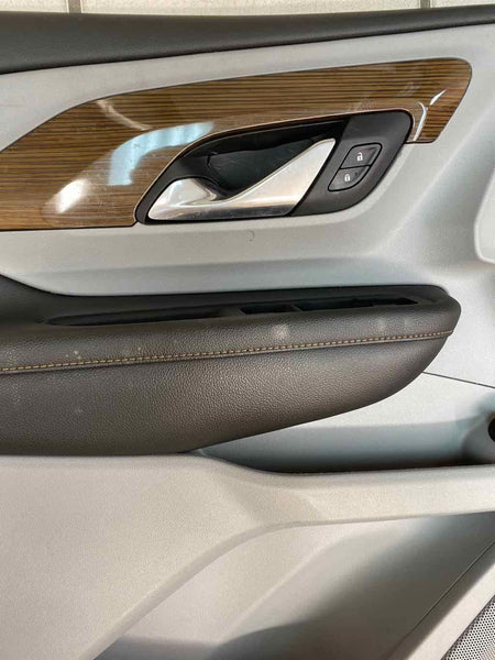 GMC Terrain door panel trim 18 20 front left side gray leather assy OEM 84266062