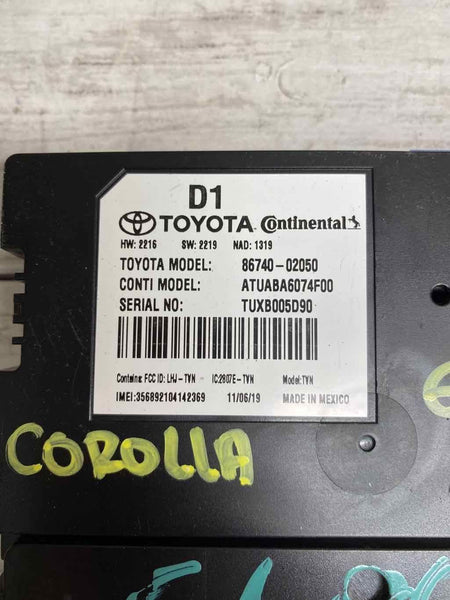 Toyota Corolla comunicação 20 23 módulo de controle transceptor OEM 8674002050