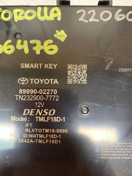 Módulo de control de bloqueo antirrobo para Toyota Corolla Sedán 2020, conjunto OEM 8999002270