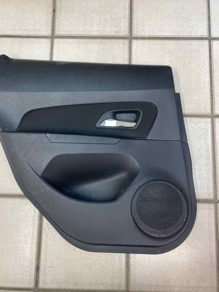 Chevy Cruze door panel trim 12 16 rear left side black assy OEM 95174942