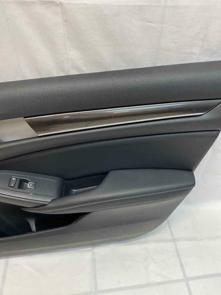 2018 HONDA ACCORD SPORT FRONT PASSENGER SIDE DOOR TRIM PANEL BLACK 83503TVAA03ZD