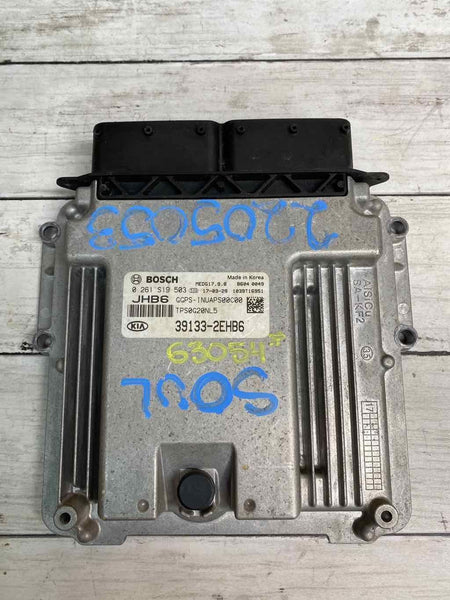 2018 KIA SOUL 2.0L ENGINE COMPUTER MODULE ECM ECU ASSY OEM 391332EHB6