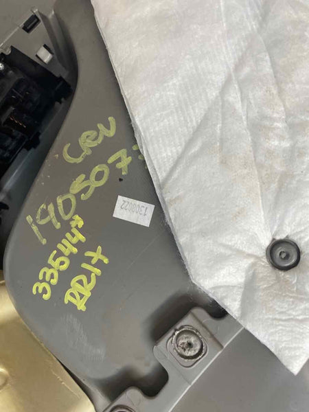 12 14 HONDA CRV LX PANEL DE MOLDURA DE PUERTA TRASERA DEL PASAJERO GRIS OEM 83702T0AA41ZC