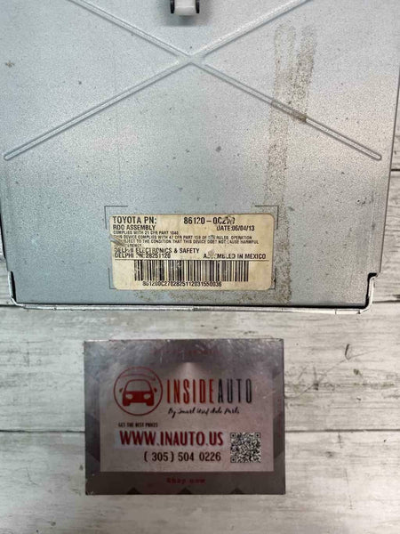 2010 2013 TOYOTA TUNDRA CONJUNTO DE RECEPTOR DE RÁDIO OEM AD1812 em rdo 861200C270