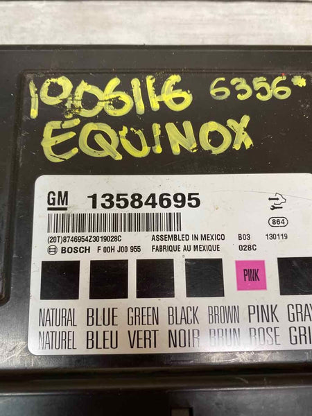 13 17 CHEVY EQUINOX BODY CONTROL MODULE UNIT BCM ASSY OEM 13584695