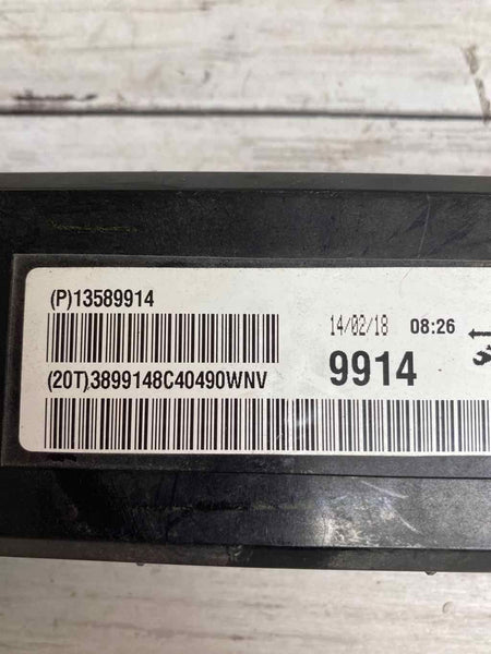 2013 2015 CHEVROLET CRUZE HVAC AC MÓDULO DE CONTROLE DE TEMPERATURA OEM 13589914