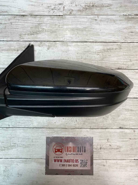 2016 HONDA CIVIC LEFT DRIVER SIDE DOOR MIRROR BLACK ASSY OEM 76258TBAA01ZA