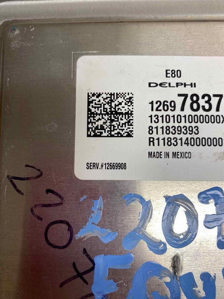Módulo de computadora del motor Chevrolet Equinox 1.5L (2018-2020), ECM, ECU, OEM 12669908