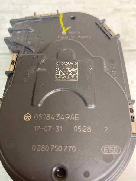 Válvula do corpo do acelerador Jeep Cherokee 2014 2022 3.2L assy OEM 05184349AE