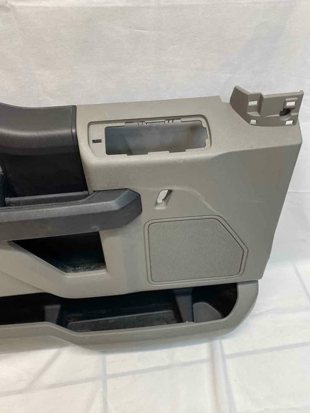 2018 2020 FORD F150 FRONT DRIVER SIDE DOOR TRIM PANEL GRAY ASSY OEM FL3Z1823943CA