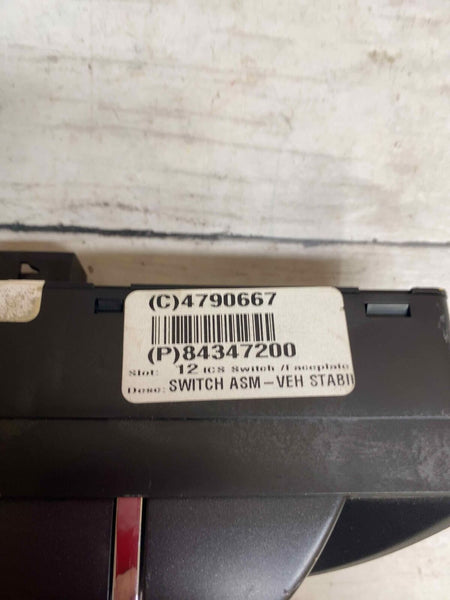 2019 CHEVROLET 1500 SILVERADO PICKUP TRACTION CONTROL SWITCH OEM84347200