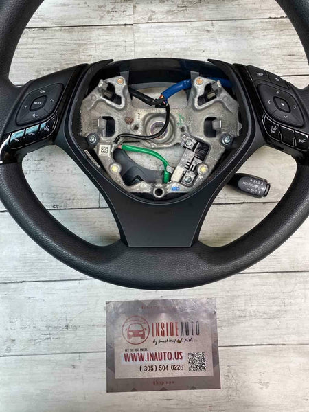 Conjunto de volante de uretano negro cromado Toyota 2019-2021 OEM 45100F4010C1