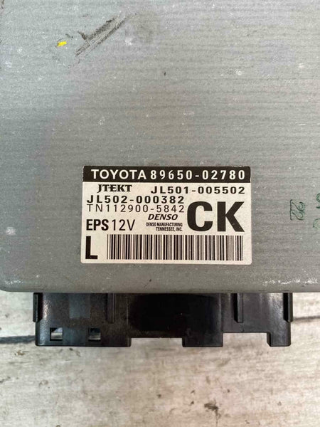 2014 2015 TOYOTA COROLLA STEERING CONTROL MODULE OEM 8965002780