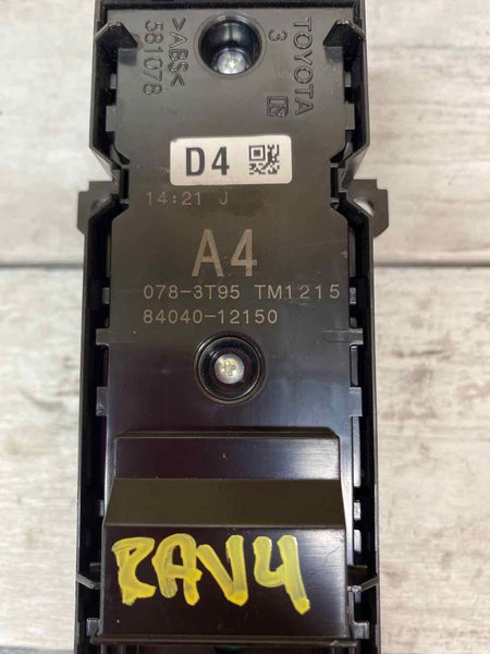 19 21 TOYOTA RAV-4 FRONT LEFT MASTER SWITCH DOOR ASSY OEM 31600TLAA011