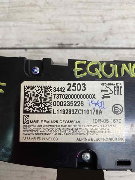 19 21 CHEVY EQUINOX HVAC AC AQUECEDOR PAINEL DE CONTROLE ASSY OEM 84422503