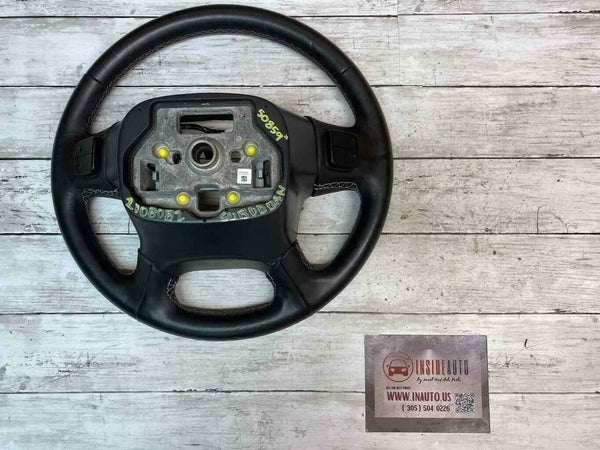 2015 2019 GMC SUBURBAN STEERING WHEEL BLACK LEATHER ASSY OEM 23278624