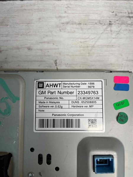12 17 BUICK VERANO RADIO DISPLAY SCREEN ASSY OEM 23349763