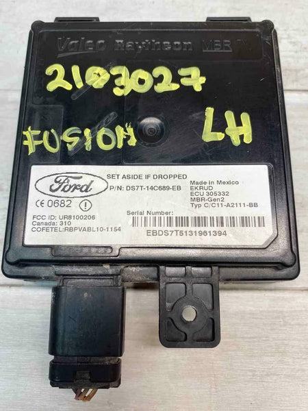 2014 FORD FUSION BLIND SPOT CONTROL MODULE ASSY OEM DS7T14C689EB