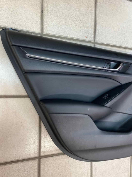 Honda Accord door panel trim 18 21 rear left side black assy OEM 83750TVAA21ZA