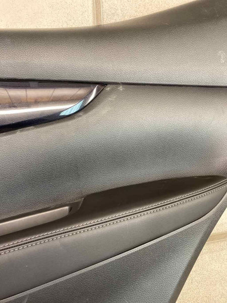 Moldura de panel de puerta trasera derecha para Nissan Rogue Sport 17-19, color negro, OEM 829006MA0B