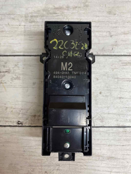 Interruptor de ventana principal Toyota CHR 20 22, delantero izquierdo, lado del conductor, OEM 8404010040