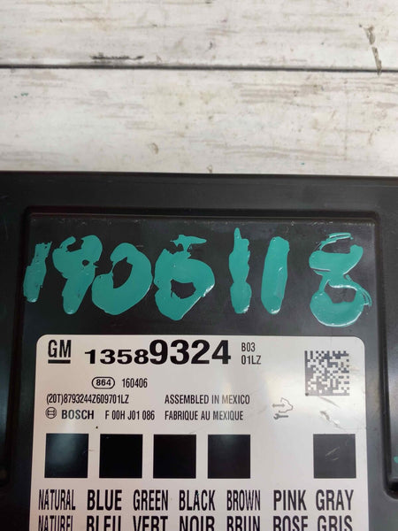 13 17 BUICK VERANO BODY CONTROL MODULE BCM ASSY OEM 13589324