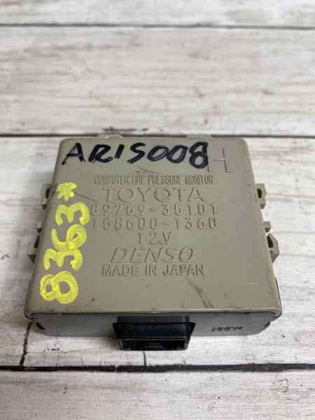 10 19 TOYOTA 4RUNNER SUSPENSIÓN TPMS MÓDULO DE CONTROL UNIDAD ASSY OEM 8976935101