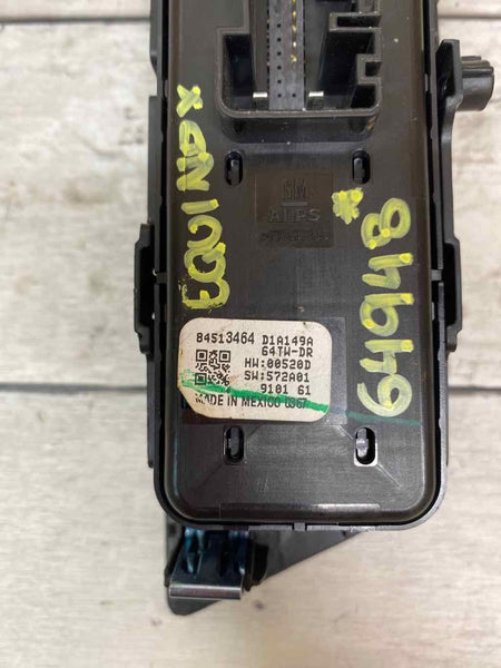 18 21 CHEVROLET EQUINOX FRONT LEFT DRIVER MASTER DOOR SWITCH ASSY OEM 84513464