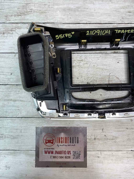 2020 CHEVROLET TRAVERSE RÁDIO TRIM BEZEL ASSY OEM 23493884