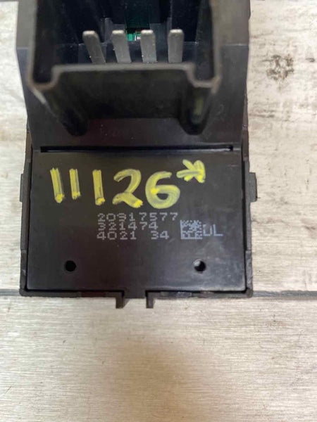 11 16 CHEVROLET CRUZE FRONT LEFT DRIVER MASTER WINDOW SWITCH ASSY OEM 20917577