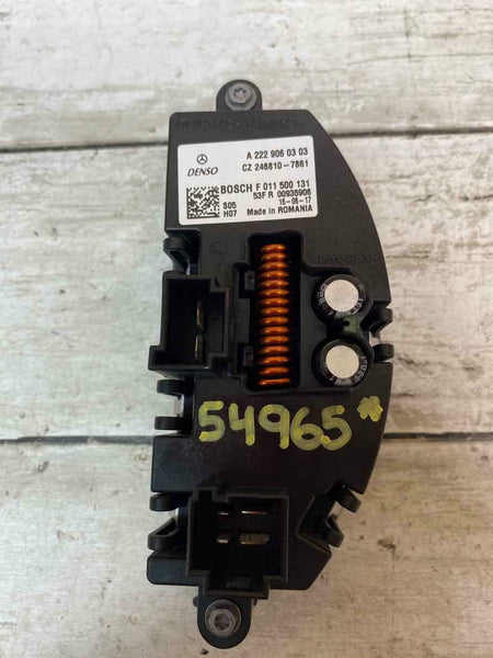2017 INFINITI QX30 BLOWER MOTOR RESISTOR ASSY OEM A2229060303